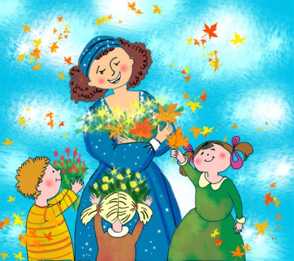 Весна гуашью