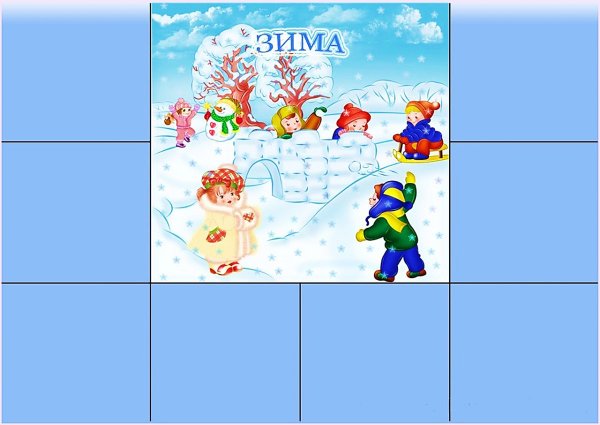 Пазлы лето для дошкольников