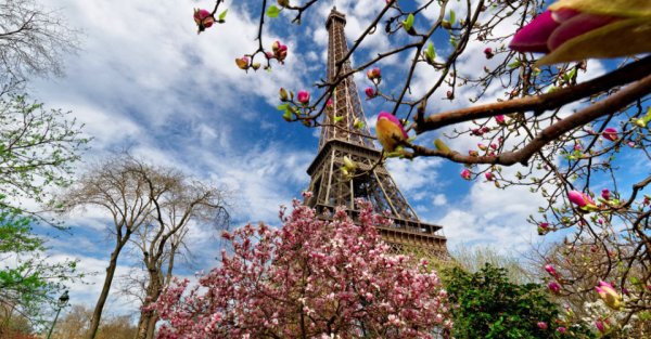 Париж весной