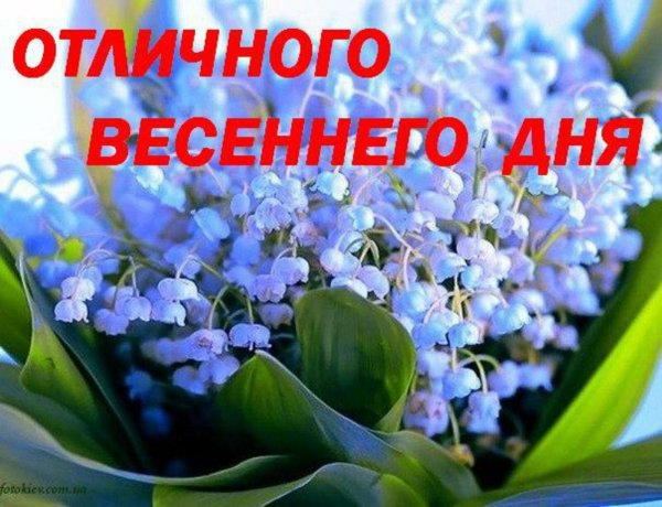 Пожелания с добрым весенним утром