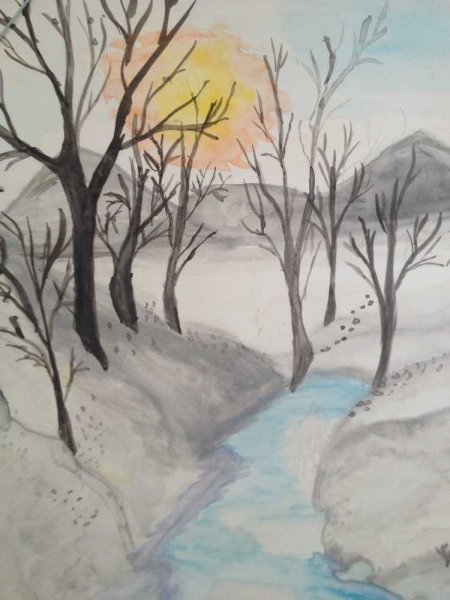 Весна рисунок для детей