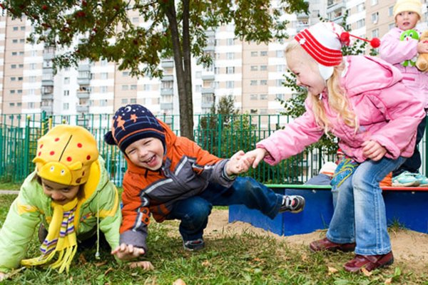 Прогулка в детском саду