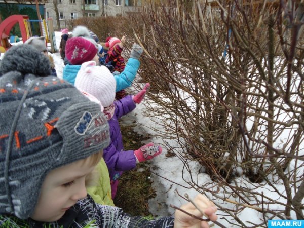 Весна для детей в детском саду
