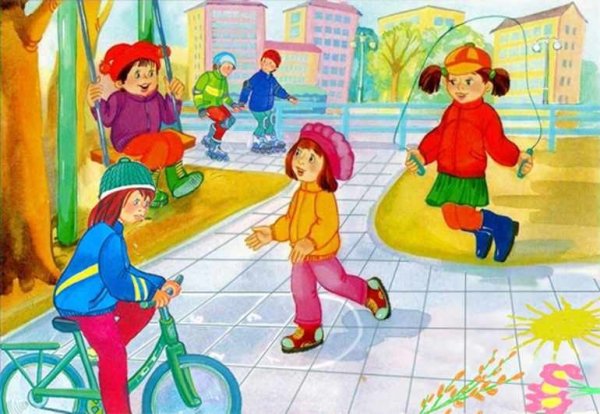 Детские рисунки весенней природы