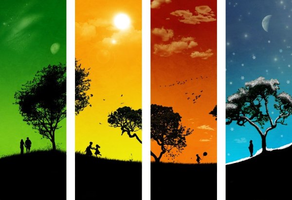 Цвета сезонов года