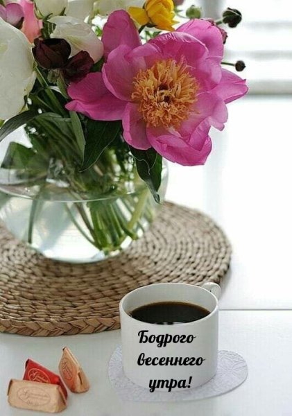 Тюльпаны и кофе