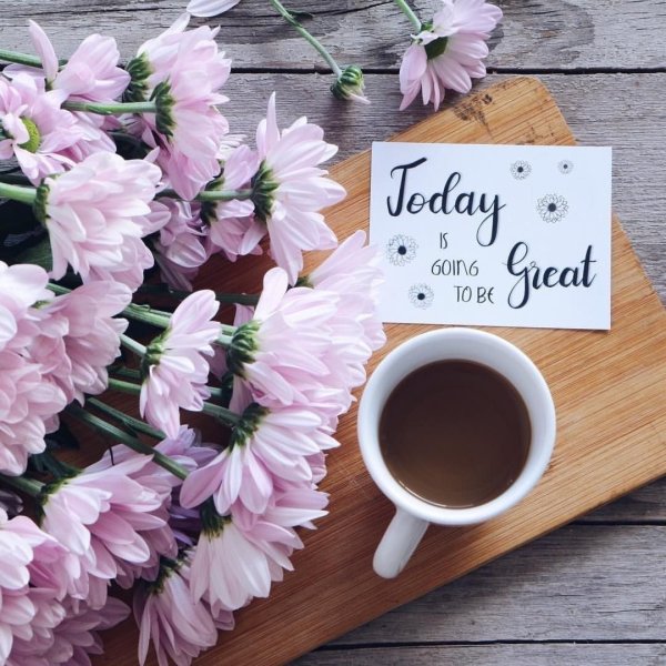 Весенний натюрморт с кофе