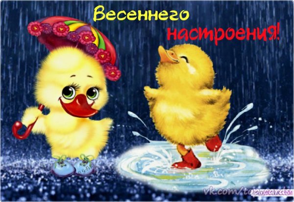 Поздравление с первым днем весны