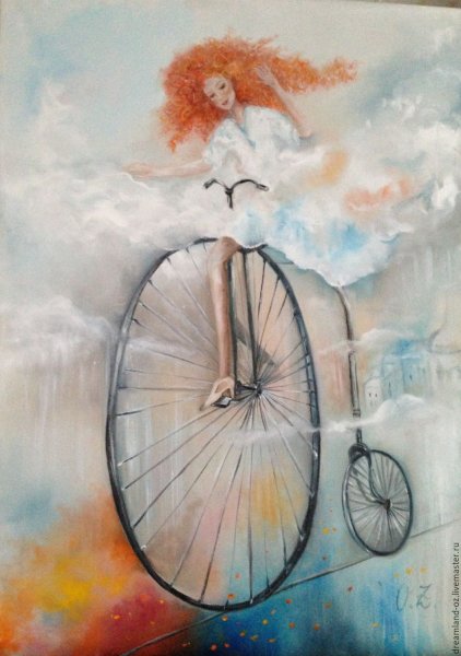 Велосипед открытки смешные