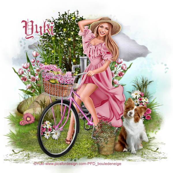 Открытка с рыжей девочкой