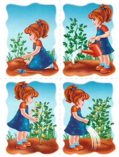 Карточки времена года для детей