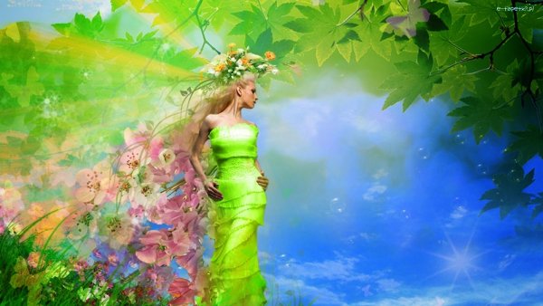 Женщина лето