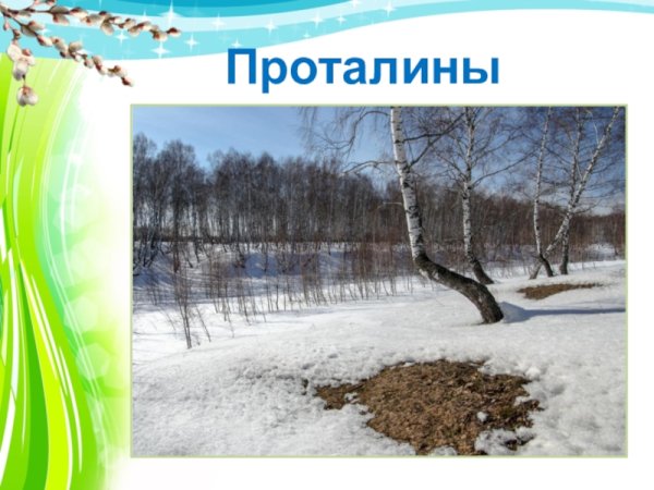 Природные явления весны