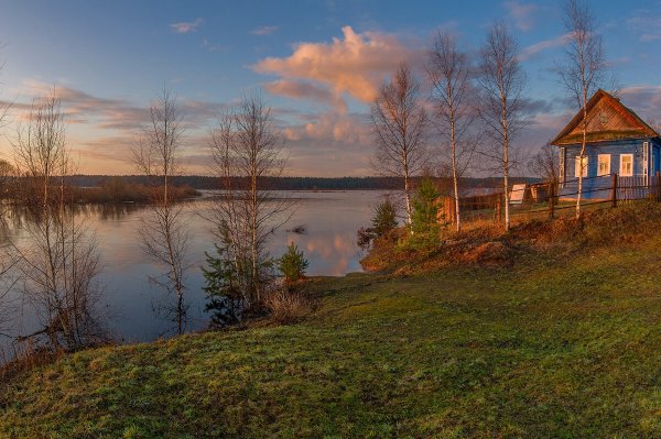 Весна природа деревня