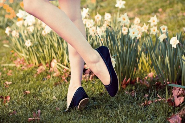 Ноги в балетках