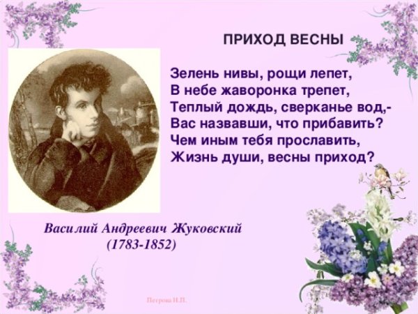 Весна презентация