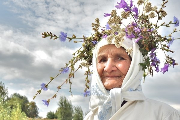 Бабушка цветочек