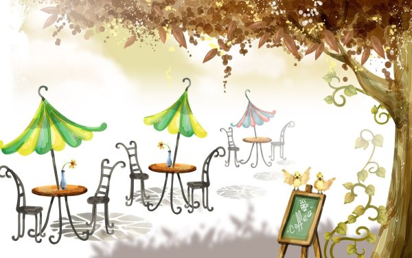 Обои на рабочий стол Рисованные