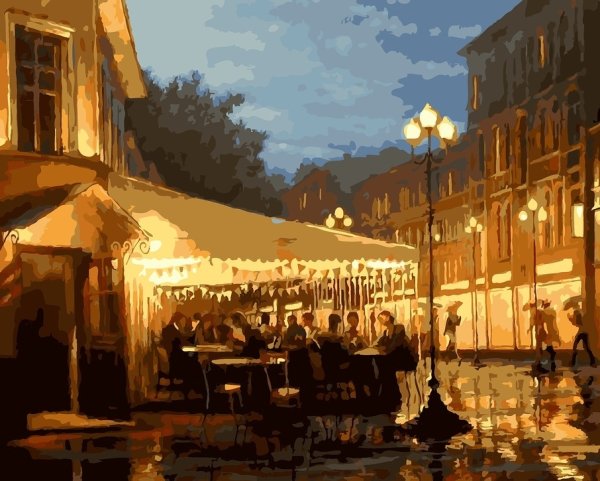 Столик в кофейне