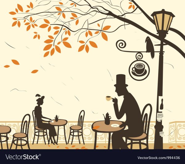 Уличное кафе на набережной