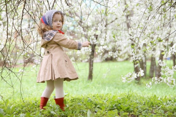 Дети весной