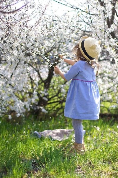 Дети весной