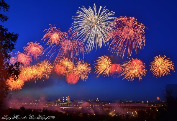 Салют Победы рисунок