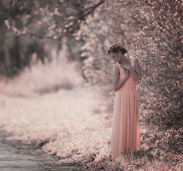 Женщина на природе