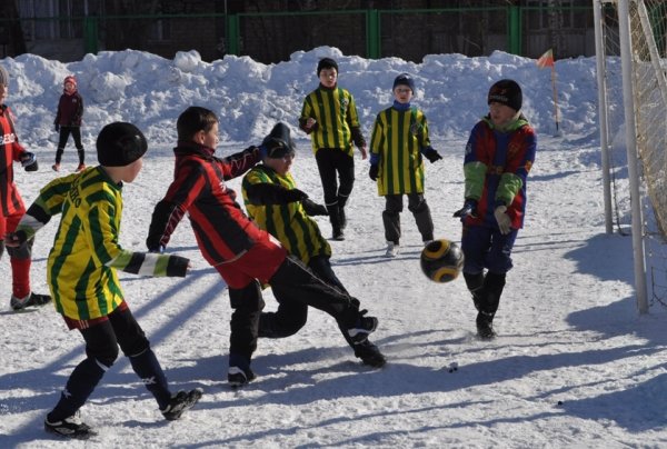 Футбольное поле газон