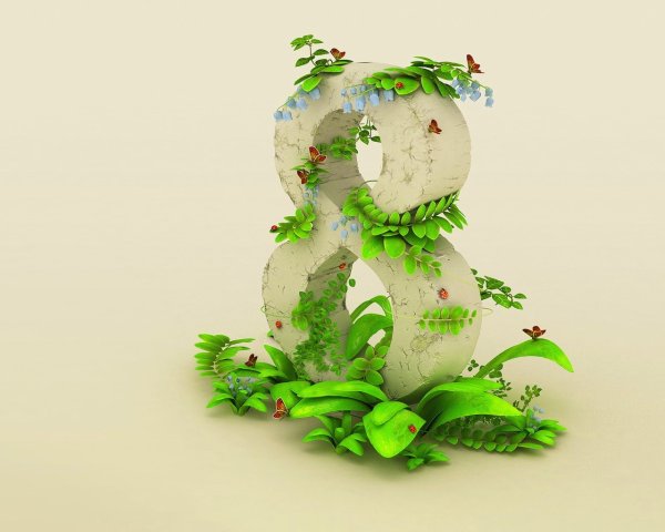 Фон зелень природа