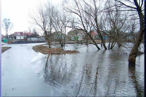 Весенний паводок Курск