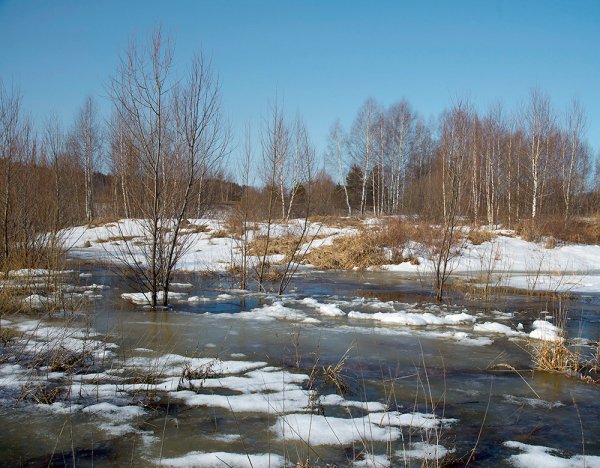 Ранняя Весна половодье