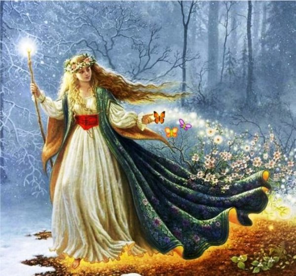 Древнеславянская богиня Дивия