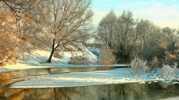 Оттепель солнце Весна