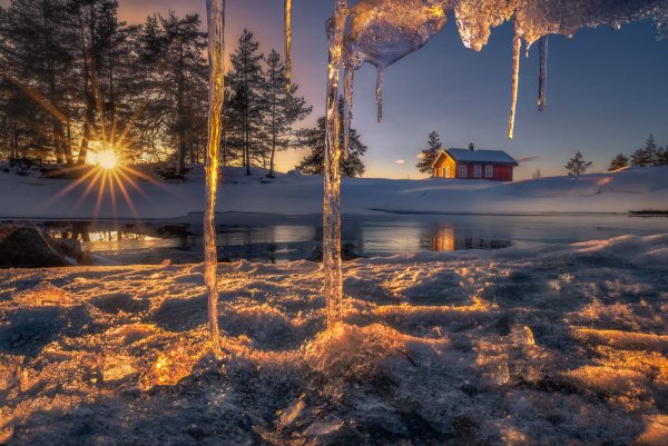 Ранняя Весна сосульки