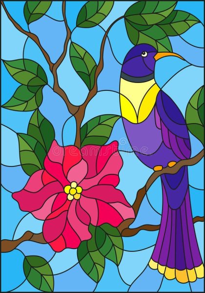 Витраж Весна