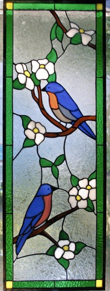 Витраж эскизы в цвете птицы