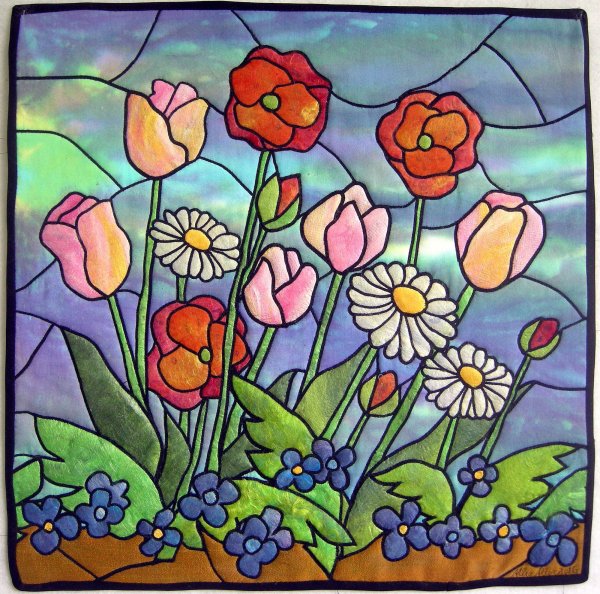 Витражная аппликация