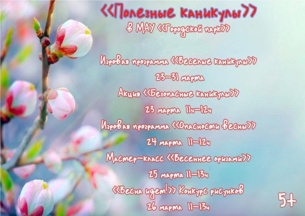 Весенние каникулы