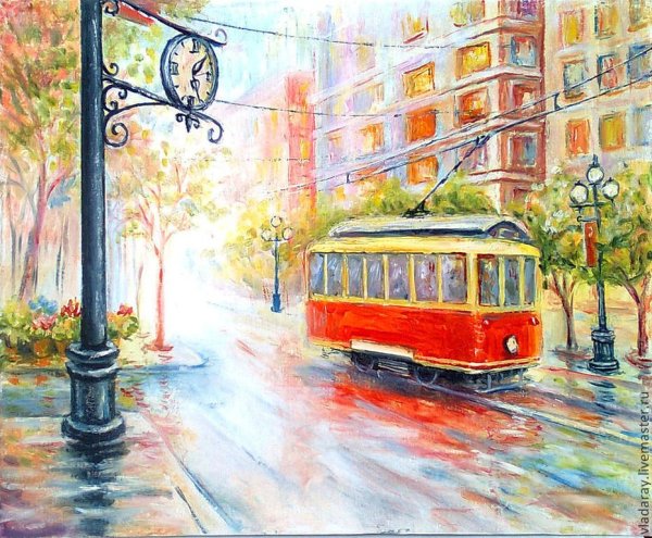 Городской пейзаж для детей