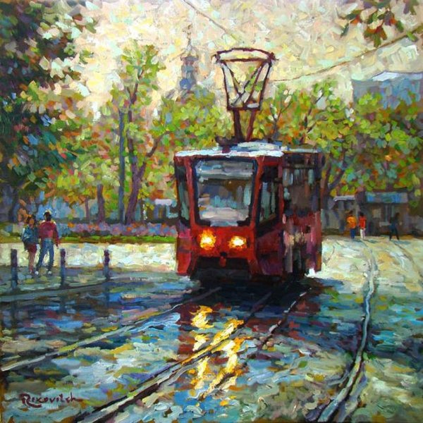 Художник Волков Сергей Риксович городские пейзажи