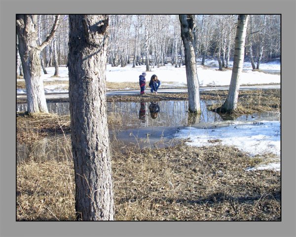 Прогулки весною
