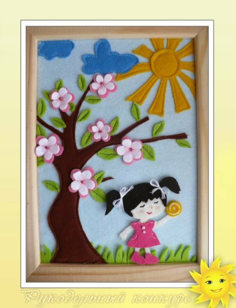 Панно из фетра