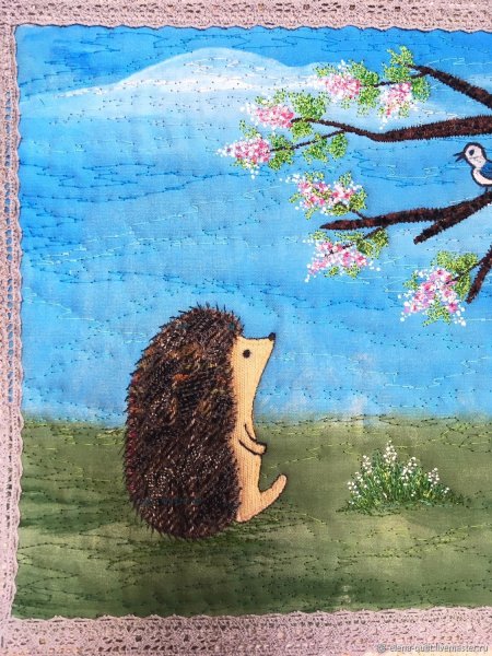 Весеннее панно из фетра