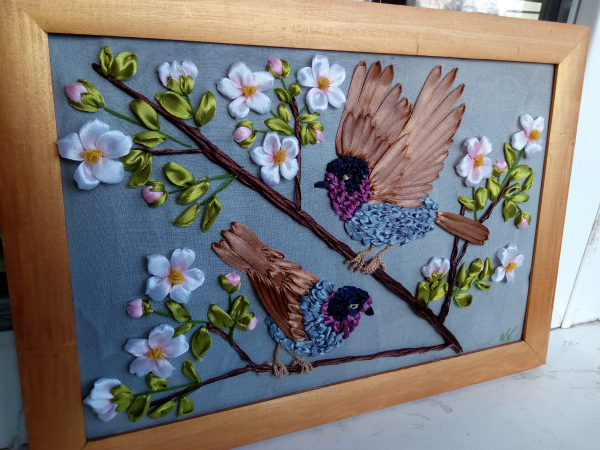 Панно весенние дерево