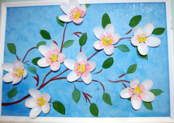 Панно из сухоцветов