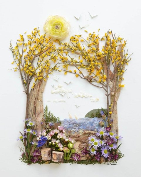 Цветы из пластилина