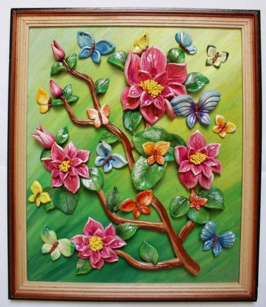 Картины из пластилина