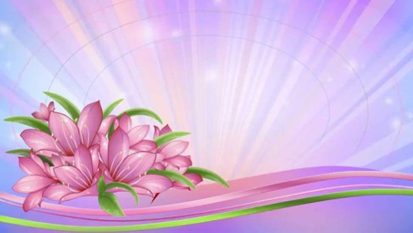 Цветы Весна для видеомонтажа