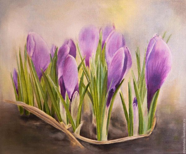 Сакура пастелью сухой